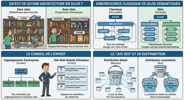 Architecture site web SEO par studio http