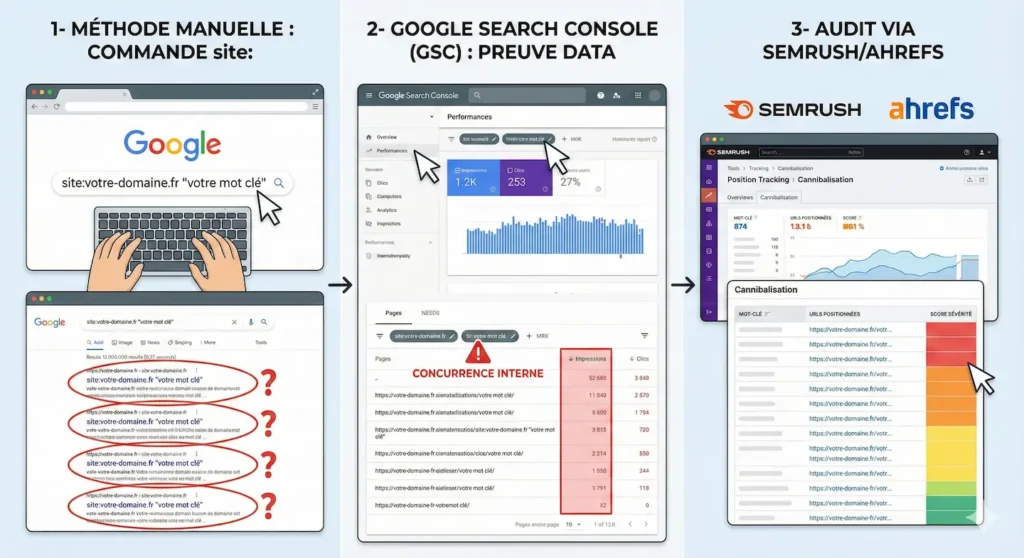 comment diagnostiquer la cannibalisation en SEO ?