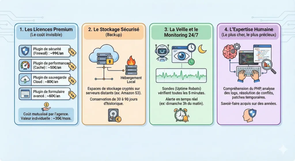 justification tarif maintenance site internet