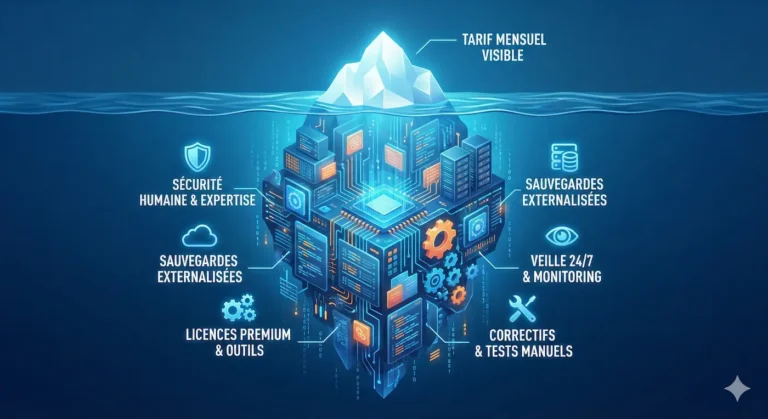 tarif maintenance site internet : le coût réel