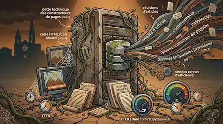 Les causes du vieillissement d'un site